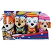 Image de Coffret 4 peluches PATPATROUILLE Chase Marcus Ruben et Stella JEMINI Taille 12 cm environ dès 3 ans