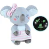 Image de Peluche lumineuse LIMINOU CALLY MIMI KOALA - JEMINI - ± 22 cm - Gris - Bleu gris et rose - Mixte