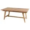 Image de Table rectangulaire en teck style scandi - Extensible - 180 / 240 x 100 cm JARDITECK