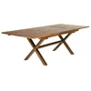 Image de Table De Jardin Rectangulaire Troxi 180-240cm Naturel - Paris Prix Marron