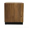 Image de Table dappoint carrée en bois Suar - MACABANE - 38x38cm - Style ethnique