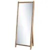 Image de Miroir sur Pied - PARIS PRIX - Modèle Cramy - Bois Recyclé - 165 cm - Rectangulaire - Naturel
