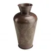 Image de MACABANE HONORE - Vase alu L35cm H70cm couleur cuivre foncé patine antique