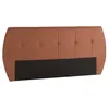 Image de MACABANE ARTHUR - Tête de lit rembourrée pour lits 160/180cm couleur terracotta