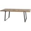 Image de MACABANE CLEMENCE - Table à manger 220x100cm bois Sapin et métal