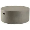 Image de MACABANE HECTOR - Table basse ronde 79x79cm béton gris