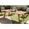 Image de Table rectangulaire pliante 220x90x73 cm en acacia - TUINY