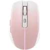 Image de Souris - TNB - MWGRADIENTPK - Rechargeable - Bluetooth et Dongle - Rose pastel