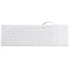 Image de Clavier Filaire Médical - TnB - Étanche IP68 - Rétroéclairé - Français AZERTY - Résistant à la Poussière