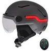 Image de Casque vélo Tnb LED avec feu de freinage automatique Urban Moov Vizion Taille M gris