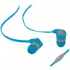 Image de WE Ecouteurs avec micro - 1.20 m - jack 3.5 mm - 98dB - Bleu et gris