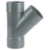 Image de Té pied de biche PVC double Femelle 87°30 D80 - WAVIN - 3025771