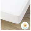 Image de Protège matelas - Alese - 60x120 cm - Imperméable - Synthétique - Blanc