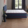 Image de DODO - Ensemble - Matelas ferme + sommier + tête de lit Bleu LE VERITABLE - 90 x 190 cm