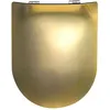 Image de Abattant wood slim déclipsable - Effet métal précieux Doré 48x36.5 cm