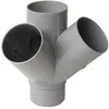 Image de Croix dangle PVC 45 degré Mâle/Femelle 125