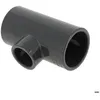 Image de Té PVC pression réduit femelle-femelle 90° Ø50-32