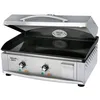 Image de Plancha électrique - ROLLER GRILL - PCE 6000 - Acier émaillé - Récupérateur des jus / graisses - Métal