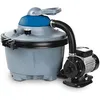 Image de SPIDO - Groupe de Filtration Piscine Combo-4   200 W   Débit 4 m³/h   Cuve 25L   Pour Bassin 15 m³   Média Filtrant Aqualoon Inclus