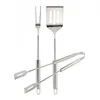 Image de Set dustensiles - Cookin Garden - 3 pièces - inox - barbecue et plancha