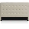 Image de MENZZO Tête de lit Luxor 180cm Beige - Simili & P.U. L180 x P8 x H120 cm