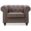 Image de Grand fauteuil Chesterfield Vintage