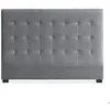 Image de MENZZO Tête de lit Luxor 160cm Velours Argent - Velours L160 x P8 x H120 cm