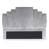 Image de MENZZO Tête de lit Arena 160 cm Velours Argent - Velours L160 x P10 x H120 cm