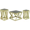 Image de Lot de 3 Tables dAppoint Zeli 63cm Or