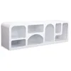 Image de MENZZO Buffet bas Navalor L160cm design arches style troglodyte Blanc