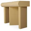Image de MENZZO Console design 2 tiroirs L120cm avec pieds obliques Mezade Beige