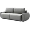 Image de Canapé convertible 3 places Traviata Velours Gris
