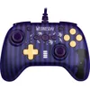 Image de Manette de jeu - Nintendo Switch/Switch 2 et PC - Mercredi - Filaire - Violet et noir - Poignées anti-dérapantes