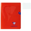 Image de Cahier - CLAIREFONTAINE - MIMESYS - 17 x 22 cm - 96 pages - 90g Séyès Rouge