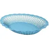 Image de ROGER ORFEVRE - Corbeille pain Vintage ovale 25x18 cm bleu