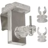 Image de supports clipvit 3 en 1 translucide/chrome x2