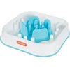 Image de Gamelle pour chien et chat ZOLUX - Anti-glouton - Carré - Bleu - Petit