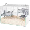 Image de Cage grillagée rongeur souris et hamster Panas Colour 80 grise - Zolux Gris