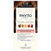 Image de Coloration Permanente - Phyto - 5.35 Châtain Clair Chocolat - Sans Ammoniaque - Tous Types de Cheveux