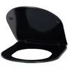 Image de Abattant WC noir avec frein de chute en thermodur ultra fin coloris NOYON & THIEBAULT