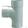 Image de Raccord PVC gris en T - GIRPI - Diamètre 80 mm - Mâle/Femelle - Double emboîtage - Intérieur