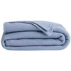 Image de Plaid en gaze de coton bleu 130x170cm - ESSIX - Caresse
