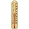 Image de Thermomètre en bois - 22 cm
