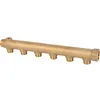 Image de Collecteur 6 sorties - RIQUIER - Pour tube cuivre - Pression maximale 10 bar - Chauffage/Radiateur(s) - A visser
