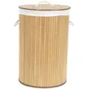Image de COMPACTOR Panier à linge rond en bambou naturel 40xH60 cm