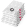 Image de Housses de compression - COMPACTOR - Lot de 5 - Tailles M et L - Transparent - Sous-vide