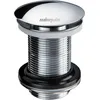Image de Bonde lavabo en laiton Quick clac 75 mm - Wirquin - Chrome
