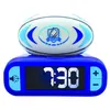 Image de LEXIBOOK - Réveil veilleuse Rugby - Sons et mélodies écran LCD rétro-éclairé et lumineux - Bleu