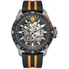 Image de Montre Automatique Patrouille de France Silicone Noir et Orange A5-100PRS-668118