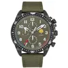 Image de Montre Patrouille de France Chronographe Cadran et Bracelet Kaki A4-100C-668134